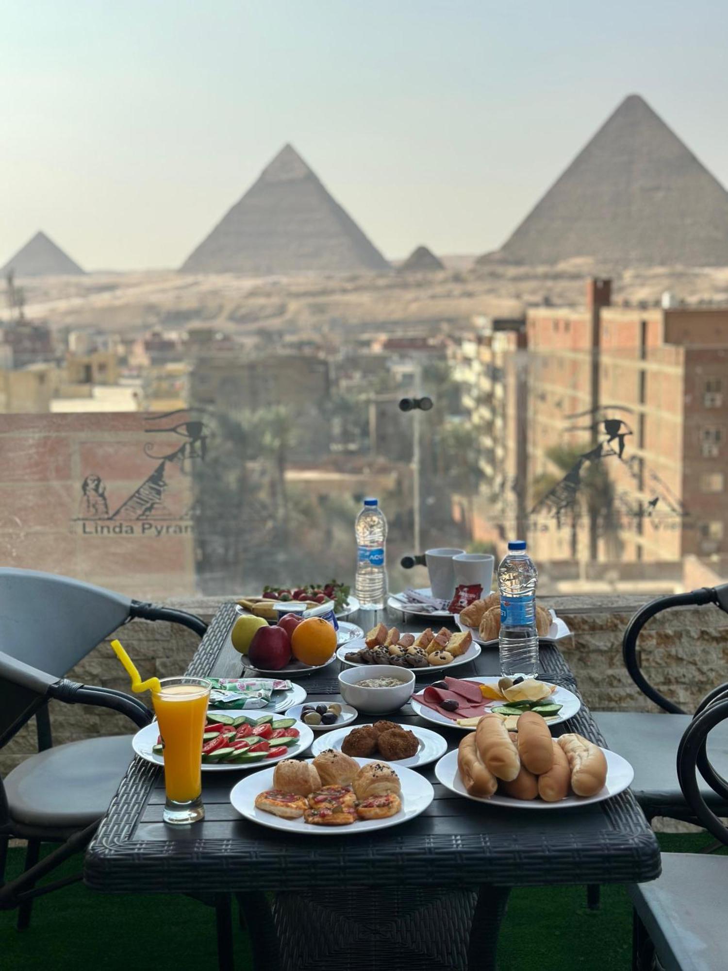 Piramide De Giza View Inn Kafret el-Gabal Exterior foto